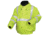 MCR Safety Luminator 4 in 1 Insulated Bomber Jacket, Zip Out Liner, Zip Off Outer Sleeves, Class 3, Fluorescent Lime, XL, BPCL3LXL