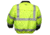 MCR Safety Luminator Two Tone Bomber Jacket, Class 3, Insulated and Water Resistant, Fluorescent Lime, 3X, BBCL3LX3