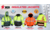 MCR Safety Two Tone Value Quilted Rain Jacket with Silver Reflective Stripes, ANSI 107 Class 3, Fluorescent Lime, XL, VBBQCL3LXL