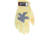 MCR Safety Mechanics Touch Screen Gloves with TaskFit Design, Goat Grain Leather Palm and Nylon Spandex Back, Gold, X - Large, 961XL
