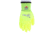MCR Safety Ninja Ice Insulated Work Gloves, Hi-Vis 15 Gauge Lime Nylon with Acrylic Terry Interior, Over The Knuckle Coated with HPT, Hi-Vis Lime, Medium, N9690HVM