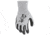 MCR Safety NXG Work Gloves, 13 Gauge Nylon, Nitrile Foam Coated Palm and Fingertips, Black/Gray, Medium, 9673M