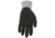 MCR Safety NXG Work Gloves, 13 Gauge Nylon, Nitrile Foam Coated Palm and Fingertips, Black/Gray, Medium, 9673M