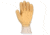 MCR Safety Premium Tufftex Series Rubber Coated String Knit Work Gloves, Crinkle Texture Finish, Comfortable Knit Wrist, Yellow/Natural, Small, 6832S