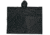 MCR Safety Schooner Disposable Rain Poncho, .10mm PVC, Attached Hood, Tote Pouch, Black, One Size, O47