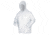 MCR Safety Squall Series 2 Piece Waterproof Clear Rain Suit - Rain Jacket with Attached Hood, Elastic Waist Rain Pants, .20mm PVC, Clear, XL, O722XL
