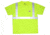 MCR Safety STSCL2MLX4 Hi Vis Safety Work T-Shirts, Soft Poly Birdseye Mesh, Short Sleeve and Tagless Design, ANSI 107 Type R Class 2, Fluorescent Lime, 4X, STSCL2MLX4