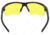 MCR Safety Tier1 T123 Tactical Gear Safety Glasses, Matte Black Frame, Amber MAX6 Superior Anti-Fog Lens, One Size, T12314P