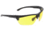 MCR Safety Tier1 T123 Tactical Gear Safety Glasses, Matte Black Frame, Amber MAX6 Superior Anti-Fog Lens, One Size, T12314P