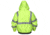 MCR Safety Two Tone Value Quilted Rain Jacket with Silver Reflective Stripes, ANSI 107 Class 3, Fluorescent Lime, S, VBBQCL3LS