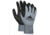MCR Safety UltraTech Work Gloves, 15 Gauge Nylon Shell, HPT Palm and Fingertips, Black/Gray, Large, 9699L