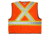 MCR Safety VWCCS2OX4 Hi Vis Reflective Safety Vest, ANSI Type R Class 2, 4in Silver Stripes, Zipper Front Closure, Fluorescent Lime, 4X, VWCCS2OX4