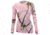 Medalist Womens Performance Crew Ls Level-2 Pink Camo Lrg