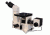 Meiji Techno Binocular Inverted Brightfield/Darkfield Metallurgical Microscope, IM7520