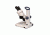 Meiji Techno EM-30 LED Binocular Entry Level Dual 1X/3X Turret Stereo Microscope, White EM-30