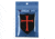 Merica Life Knights Templar Cross Black &amp; Red Patch, 2.1 x 2.75, KTC