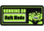 Merica Life Running on Hulk Mode PVC Patch, 4 x 1.75, ROHM-GRN