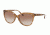 Michael Kors JAN MK2045 Sunglasses 323513-55 - Brown Floral Frame, Brown Peach Gradient Lenses