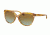 Michael Kors JAN MK2045 Sunglasses 32365D-55 - Yellow Floral Frame, Amber Blue Gradient Lenses