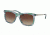 Michael Kors LEX MK2046 Sunglasses 323848-54 - Teal Floral Frame, Brown Blue Gradient Lenses