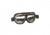 MIL-TEC British Raf Style Aviator Goggles, Chrome, Adjustable, 15610118