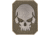 MIL-TEC Small PVC 3D Skull Patch, Olive Drab, 16832001