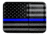 Mission First Tactical Boltaron Dump Tray, Blue Line American Flag 1, HEDC-IM-AMB1-M