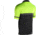 MOCEAN Short Sleeve 2-tone Reflective Tech Polo, Hi-viz Lime/black - 0402-HVL-BLK-2XL