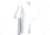 MOCEAN Short Sleeve Tech Polo, White - 0400-WH-S