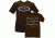 Mud River Short Sleeve T-shirts- XXL Brown MRTS-2XLB