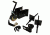Muddy Ladderstand Installation Hoist, includes 1-25in Heavy Duty Winch Strap, Nylon Tether Strap, 1-1.5in Ratchet Strap, 2-Ladder Ground Spikes, Black MIT-LS02
