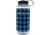 Nalgene Limited Edition Wide Mouth Water Bottle, 1 Quart, Blue Plaid, 682020-0131