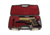 Negrini Hybri-Tech RMR Capable Locking Pistol Case, Black/Bordeaux, Full Size Pistol, 2039iR/6521