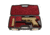 Negrini Hybri-Tech RMR Capable Locking Pistol Case, Black/Bordeaux, Full Size Pistol, 2039iR/6521
