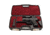 Negrini Hybri-Tech RMR Capable Locking Pistol Case, Black/Bordeaux, Full Size Pistol, 2039iR/6521
