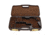 Negrini Hybri-Tech RMR Capable Locking Pistol Case, Brown/Brown, Full Size Pistol, 2039iR/6523