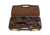 Negrini Hybri-Tech RMR Capable Locking Pistol Case, Brown/Brown, Full Size Pistol, 2039iR/6523