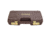 Negrini Hybri-Tech RMR Capable Locking Pistol Case, Brown/Brown, Full Size Pistol, 2039iR/6523