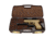 Negrini Hybri-Tech RMR Capable Locking Pistol Case, Brown/Brown, Full Size Pistol, 2039iR/6523