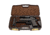 Negrini Hybri-Tech RMR Capable Locking Pistol Case, Brown/Brown, Full Size Pistol, 2039iR/6523