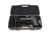 Negrini Hybri-Tech RMR Capable Locking Pistol Case, Gray/Black, Full Size Pistol, 2039iR/6524