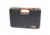 Negrini Luxury Handgun Case, Black/Nespola Leather Trim/Bordeaux Interior, 2023LX-TAC/4840
