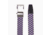 Nexbelt Braided Belt, Black/Purple/Grey, Up to 50 Waist, PCD1961