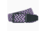 Nexbelt Braided Belt, Black/Purple/Grey, Up to 50 Waist, PCD1961