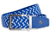 Nexbelt Braided Golf Belt, Blue,White, PCD3590