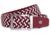 Nexbelt Braided Golf Belt, Marron,White, PCD9831