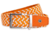 Nexbelt Braided Golf Belt, Orange/White, PCD3583