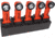 Nightstick Snap-In Mounting Base for INTRANT Right Angle - 5 Unit, Black, 5566-MOUNT5