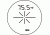 Nikon ProStaff 550 Laser Rangefinders Reticle