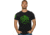Nine Line Apparel Neon Flag Men's T-shirt Black Medium